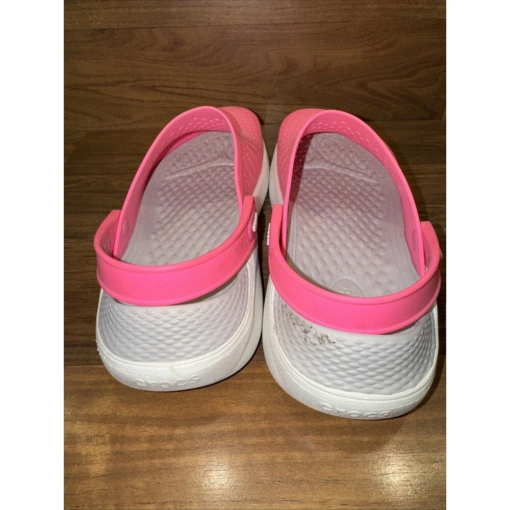 Pink Crocs LiteRide Clogs Sz 8 Women 6 Men